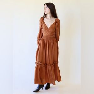 Oh Seven Days Bailey Reversible Dress Copper NWT